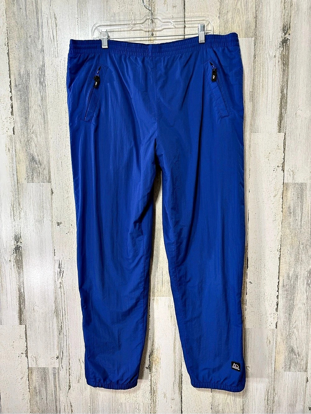 OuterSport Lined Outerwear Track Pants Color Block Blue & Black